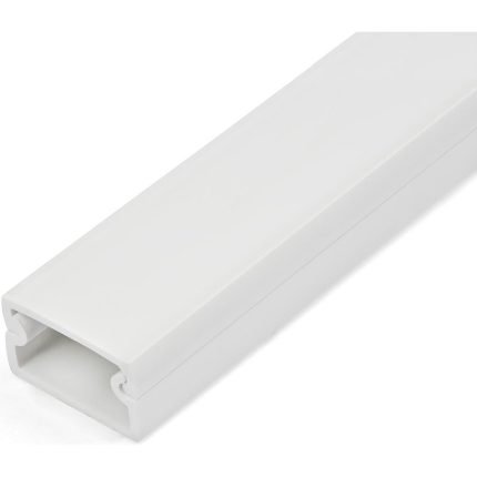 StarTech.com Cable Management Raceway w/Adhesive Tape and Cover 3/4"(19mm)W x 3/8"(11mm)H, 3ft(1m) length, Network Cord Hider, UL Listed